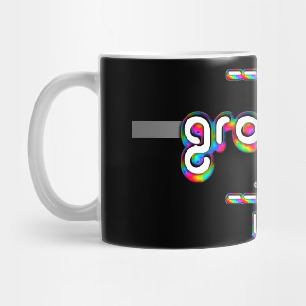 Groupie 1970 ColorGroove Retro-Rainbow-Tube nostalgia (wf) by Blackout Design